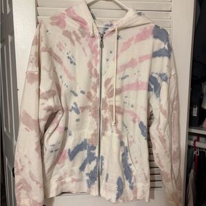 Aeropostale Pastel Tie-Dye Hoodie